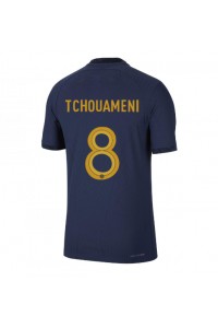 Fotbalové Dres Francie Aurelien Tchouameni #8 Domácí Oblečení MS 2022 Krátký Rukáv
